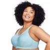 Glamorise Womens MagicLift Seamless Sports Wirefree Bra 1006 Frosted Aqua  44C