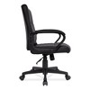 Alera Alera Breich Series Manager Chair, Supports Up to 275 lbs, 16.73" to 20.39" Seat Height, Black Seat/Back, Black Base - 3 of 4
