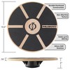 Philosophy Gym Wobble Board - Round Wooden Balance Board - Exercise Balance Trainer - 4 of 4