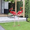 YIYIBYUS Flamingo Garden Statue, Outdoor Yard Lawn Art Decor Flamingo Statue, Garden Flamingo Statue - 2 of 4