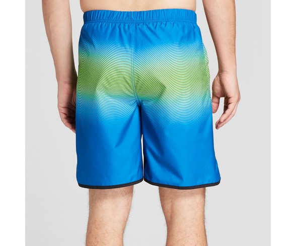 Aquatik DNA Men's 8" Athletic Swim Trunk - Blue XL