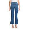 Lands' End Women's High Rise Denim Button Front Kick Flare Crop Jeans - 2 of 4