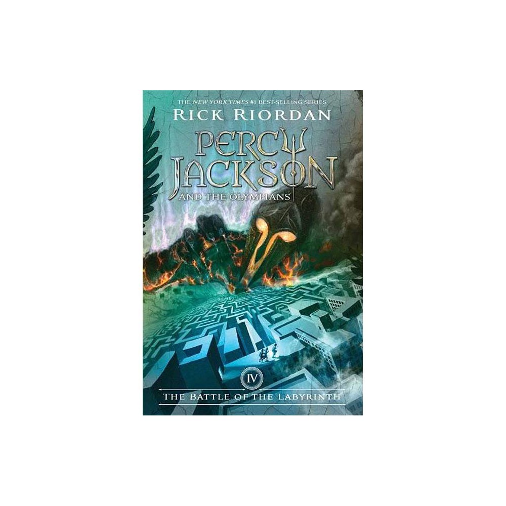 The Battle of the Labyrinth (Hardcover) by Rick Riordan About the Book As this fourth installment of the Percy Jackson and the Olympians series unfolds, time is running out as war between the Olympians and the evil Titan lord Kronos draws near. Camp Half-Blood grows more vulnerable as Kronos's army prepares to invade. To stop them, Percy and his demigod friends set out on a quest through the Labyrinth. Book Synopsis As an incoming freshman, Percy isn't expecting his high school orientation to be any fun. But when a mysterious mortal acquaintance appears, followed by demon cheerleaders, things quickly move from bad to worse. In this fourth installment of the blockbuster series, time is running out as war between the Olympians and the evil Titan lord Kronos draws near. Even the safe haven of Camp Half Blood grows more vulnerable by the minute as Kronos's army prepares to invade its once impenetrable borders. To stop them, Percy and his demigod friends will set out on a quest through the Labyrinth--a sprawling underground world with stunning surprises at every turn. Full of humor and heart-pounding action, this fourth book promises to be their most thrilling adventure yet. Review Quotes Percy Jackson, the half-blood son of Poseidon, enters the mythical Labyrinth with his friends Annabeth (daughter of Athena), Tyson (a Cyclops), and Grover (a satyr)-originally to help Grover locate the missing god Pan, but as their explorations continue, they uncover a plot by the evil Titan lord Kronos to invade Camp Half-Blood. The melding of Greek myths with modern-day settings remains fresh and funny in this fourth installment in the series, in which Percy seeks the help of the inventor Daedalus and battles monsters throughout the ever-shifting maze. Close loyalties among the foursome strain at times (Percy has started to grow into a chick magnet, a fact that upsets Annabeth) but never break as they defend their camp and draw nearer to the foreshadowed showdown against Kronos and the renegade half-blood Luke. Horn Book  Percy Jackson's fourth summer at Camp Half-Blood is much like his previous three-high-octane clashes with dark forces, laced with hip humor and drama. Opening with a line for the ages- The last thing I wanted to do on my summer break was blow up another school -this penultimate series installment finds Percy, Annabeth and the satyr Grover furiously working to prevent former camp counselor Luke from resurrecting the Titan lord Kronos, whose goal is to overthrow the gods. When the heroes learn that Luke can breach Camp Half-Blood's security through an exit from Daedalus's Labyrinth, they enter the maze in search of the inventor and a way to stop the invasion. Along the way they encounter a lifetime supply of nightmare-inducing, richly imagined monsters. Grover's own quest to find the lost god Pan, meanwhile, provides a subtle environmental message. Percy, nearly 15, has girl trouble, having be something of a chick magnet. One of Riordan's strengths is the wry interplay between the real and the surreal. When the heroes find Hephaestus, for instance, he's repairing a Toyota, wearing overalls with his name embroidered over the chest pocket. The wit, rousing swordplay and breakneck pace will once again keep kids hooked. PW  The battle starts, literally, with an explosion and doesn't let up. After Percy destroys the high school band room battling monsters called empousai who have taken on the form of cheerleaders, he has to hide out at Camp Half-Blood. There, Grover's searcher's license is going to be revoked unless he can find the god Pan in seven days. An entrance to the Labyrinth has been discovered, which means that Luke, the half-blood turned bad, can bypass the magical protections and invade the camp. Annabeth insists that she must follow a quest to locate Daedalus's workshop before Luke does. Percy is disturbed by visions of Nico, the son of Hades, who is summoning forth the spirits of the dead with McDonalds Happy Meals. Percy, Grover, and Percy's Cyclops half-brother follow Annabeth into the maze not knowing if they will ever find their way out. Riordan cleverly personifies the Labyrinth as a sort of living organism that changes at will, and that traverses the whole of the United States. Kids will devour Riordan's subtle satire of their world, such as a Sphinx in the Labyrinth whose questions hilariously parody standardized testing. The secret of Pan is revealed with a bittersweet outcome that also sends an eco-friendly message. Like many series, the  Percy Jackson  books are beginning to show the strain of familiarity and repetition. However, the overarching story line remains compelling, and the cliff-hanger ending will leave readers breathless in anticipation of the fifth and final volume. SLJ  The fourth and penultimate volume of Percy Jackson and the Olympians is the best one yet. Here, 14-year-old demigod Percy must find a way to thwart Kronos's plan to reassemble his body and rally the evil forces of the underworld. Percy, quest-partner Annabeth and 