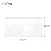 Unique Bargains A6 PVC Waterproof Home Office Travel Zip Envelope File Bags 10 Pcs - 2 of 3