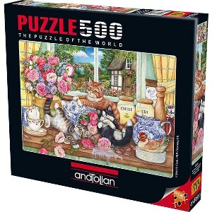 Anatolian Kittens in the Kitchen 500 pc Jigsaw Puzzle 3574 - 1 of 4