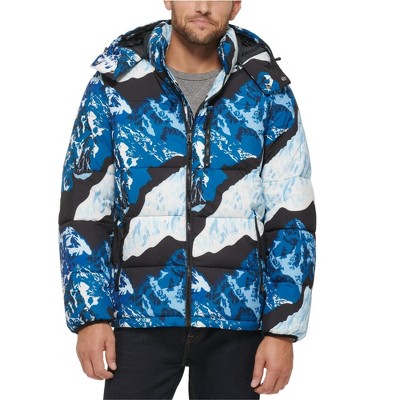 Club Room Mens Zip Up Puffer Jacket
