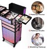 Byootique 4in1 Rolling Makeup Train Case Cosmetic Organizer Wheel - 2 of 4