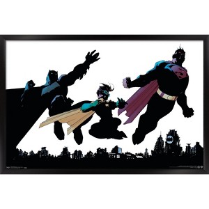 Trends International DC Comics - Batman - Robin - Superman - Trio Framed Wall Poster Prints - 1 of 4