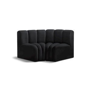 Meridian Furniture,Arc Velvet Modular Sofa - 1 of 4