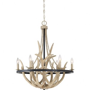 Quoizel Lighting Journey 6 - Light Chandelier in  Earth Black - 1 of 4