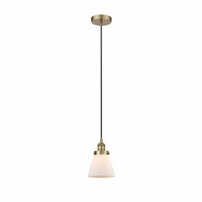 Cone - 1 Light Mini Pendant In Industrial Style-9.5 Inches Tall and 6.25 Inches Wide