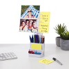 Desktop Organizer and Caddy White - Note Tower: Pencil Holder & Office Supplies Desk Organization Set - 4 of 4