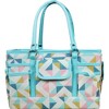 Singer Abstract Geo Print Storage Tote - 4 of 4