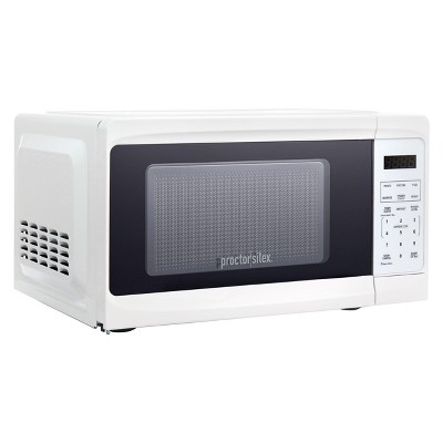 Proctor Silex 0.7 CU.FT White Digital Microwave Oven