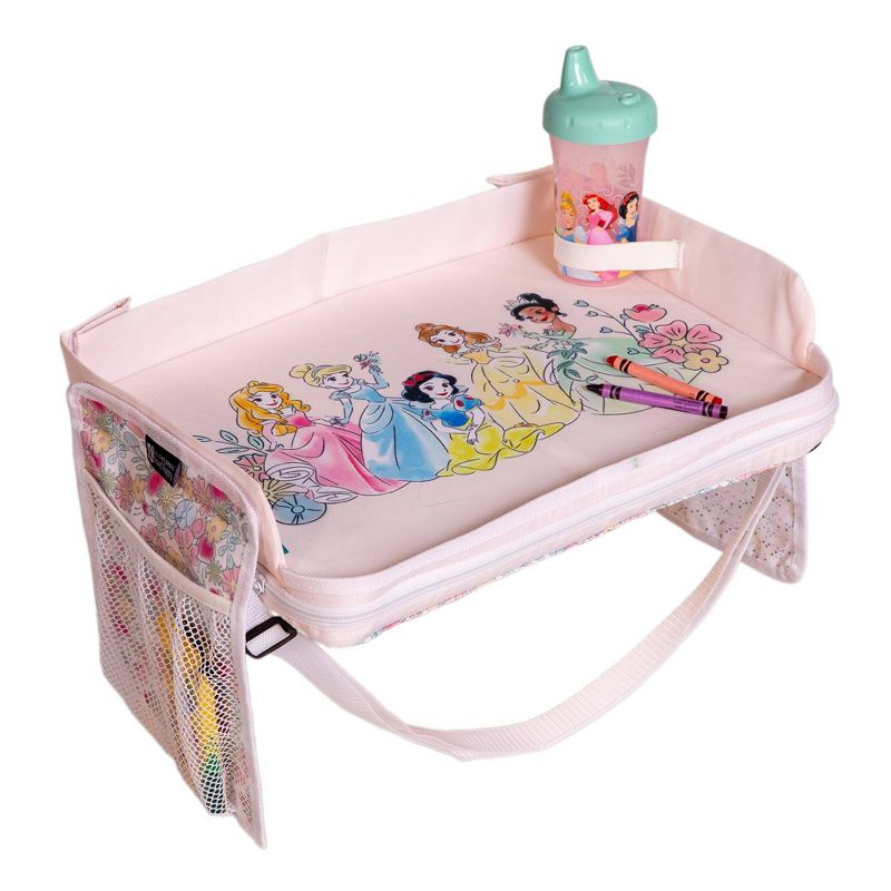 Disney Baby by J.L. Childress 3-in-1 Travel Tray &#38; Tablet Holder - Princess, 1 of 9