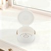 Unique Bargains Round Single-Layer Multi-Function Jewelry Box Jewelry Organizer 1 Pc - 4 of 4