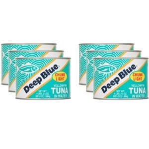 Deep Blue Tuna Yellowfin Deep Blue - Case of 6 - 66.5 oz - 1 of 2