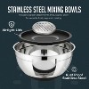 5-Piece Stainless Steel Bowl & Grater Set – 5 Qt Mixing Bowl with Lids and 3-Piece Grater - 2 of 4