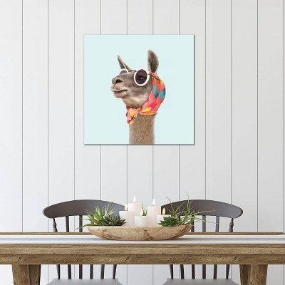 iCanvas Fashion Llama by Paul Fuentes Canvas Print Wall Art
