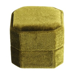 Unique Bargains Velvet Soft Touch Ring Jewelry Box - 1 of 4
