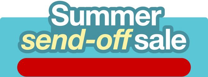 Summer send-off sale