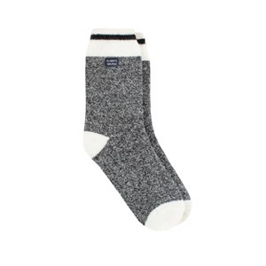 Always Warm by Heat Holders Men's Cream Block Twist Crew Socks - 7-12 - 1 of 4