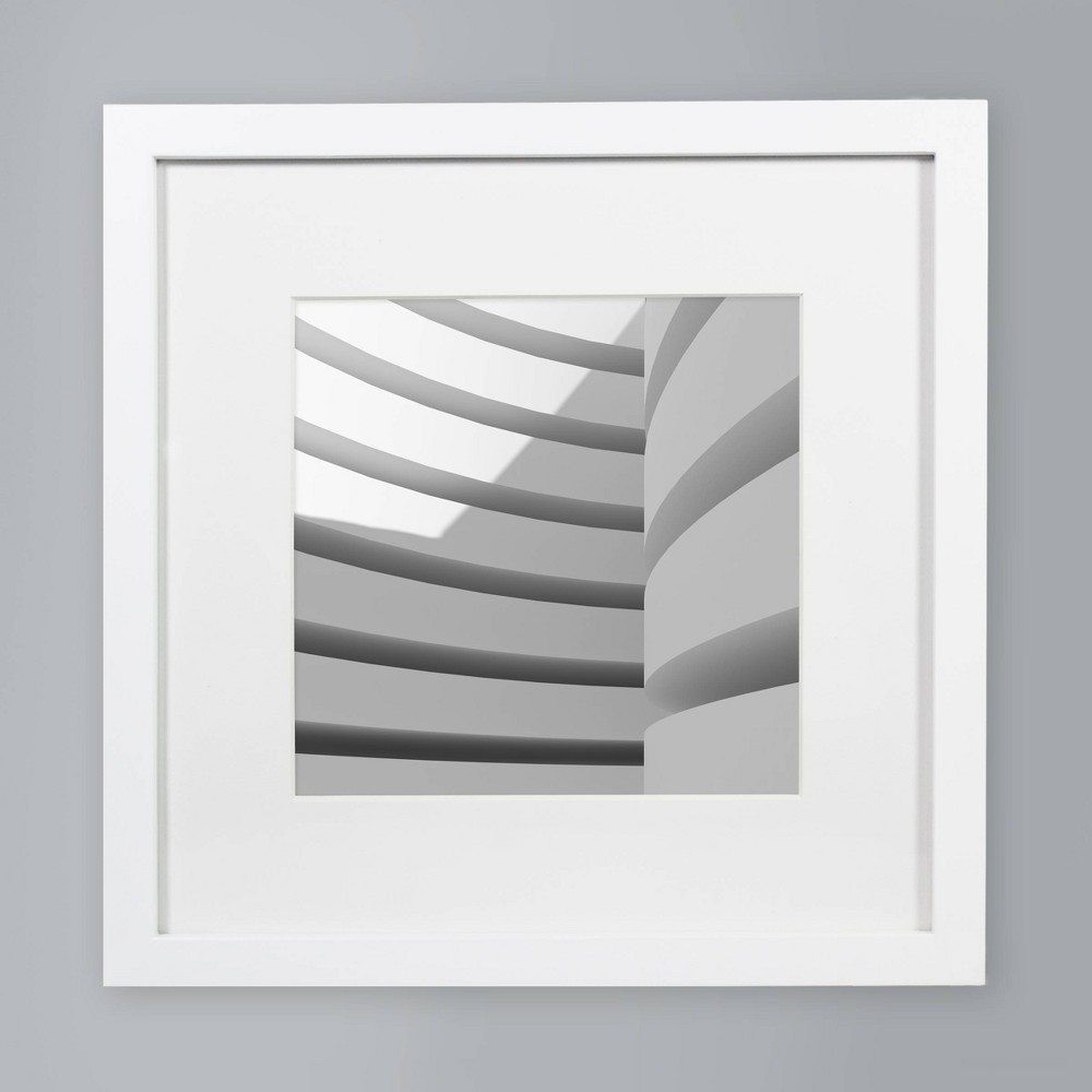Photos - Photo Frame / Album 12" x 12" Single Picture Matted Frame White - Threshold™