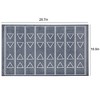 VECELO Front Door Mat Welcome Mat, Absorbent Muddy Kitchen Rugs, Non-Slip Rubber Backing Doormat - 3 of 4
