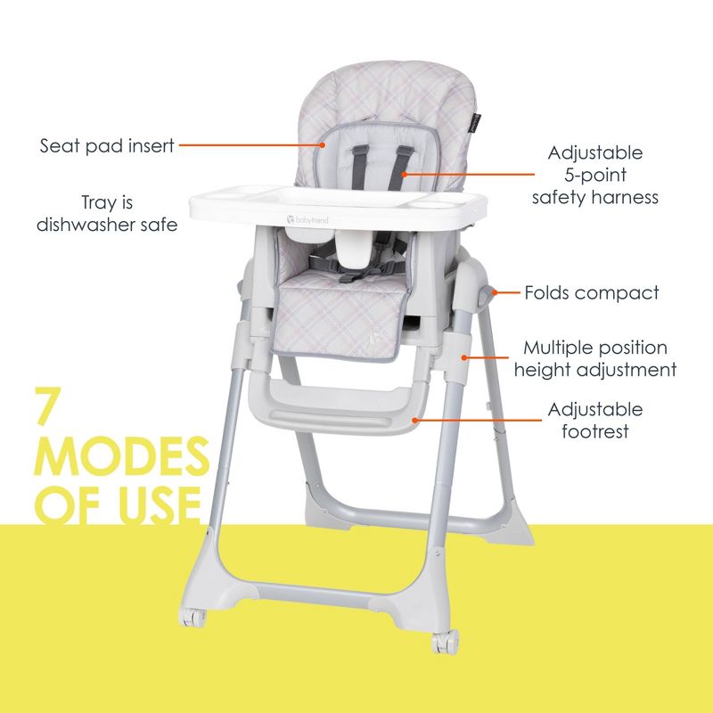 Baby Trend Everlast 7-in-1 High Chair, 3 of 19