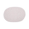 Unique Bargains Trivet Oval Rope Coaster Cotton Non-Woven Fabric 12.6"x8.66"x0.31" - 3 of 3