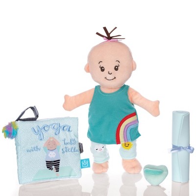 Manhattan Toy Wee Baby Stella 12" Soft Baby Doll with Yoga Set