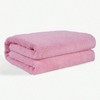 100 Turkish Cotton Jumbo Bath Sheet, 40x80 Inch, Rose, Premium Hotel Quality - 4 of 4