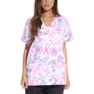 Just Love Women's Scrub Tops / Holiday Scrubs / Nursing Scrubs for Christmas - 1 of 3