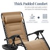 Best Choice Products Oversized Padded Zero Gravity Chair, Folding Outdoor Patio Recliner w/ Side Tray - 4 of 4