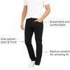 Mens 3 Pack Chinos Slim Fit Stretch Pants - 3 of 4