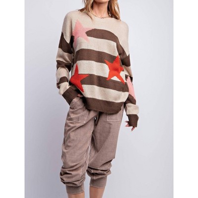 Women's Star Stripe Sweater - Easel