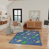Nourison Washable Imagination Dinosaurs Non Skid Woven Area Rug - 2 of 4