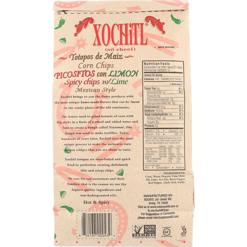 Xochitl Spicy Corn Chips - 12oz/10pk, 2 of 4