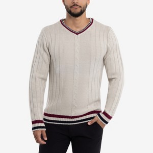 X RAY Men's Slim Fit Pullover V-Neck Sweater (Available in Big & Tall) - 1 of 4