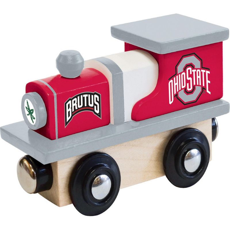 MasterPieces Officially Licensed NCAA Ohio State Buckeyes Wooden Toy Train Engine For Kids, 1 of 6