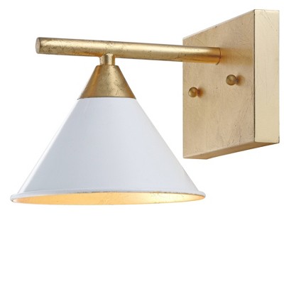 9.25" Metal Yvette Wall Sconce White - JONATHAN Y