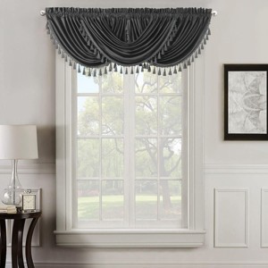Egyptian Linens Heavyweight Velvet Waterfall Valance 57”Wx37”L (Single) - 1 of 4
