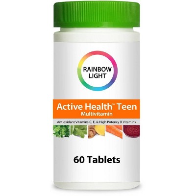 Rainbow Light Active Health Teen Multivitamin / Mineral Dietary Supplement Tablets - 60ct
