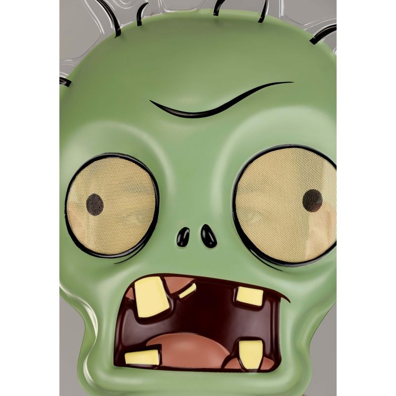 HalloweenCostumes.com One Size Fits Most   Plants vs Zombies Zombie Mask, Yellow/Green/Black, 3 of 4