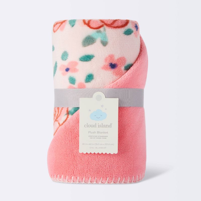 Plush Baby Blanket - Floral Blooms - Cloud Island&#8482;, 5 of 6