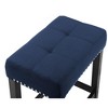 New Classic Furniture,Celeste 4-Piece Faux Marble & Wood Bar Set In Blue - 2 of 4