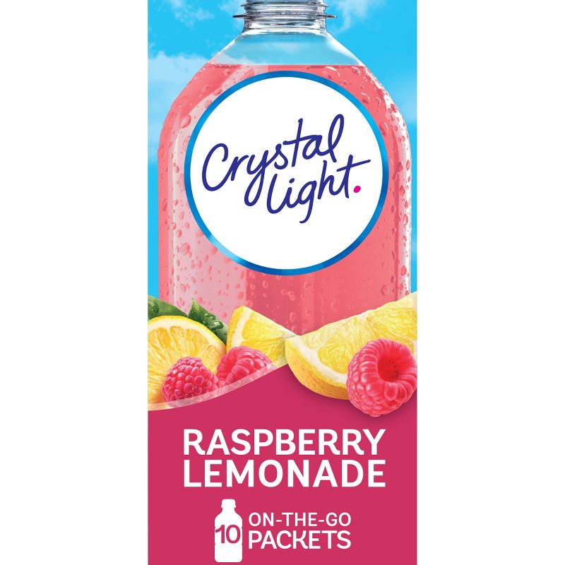 Crystal Light Raspberry Lemonade Drink Mix - 10pk/0.08oz, 1 of 11
