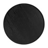 36.8'' Modern Round Coffee Table, 2 Tier Wooden Center Table with PE Rattan Side, Accent Cocktail End Table for Living Room Bedroom Office - 4 of 4