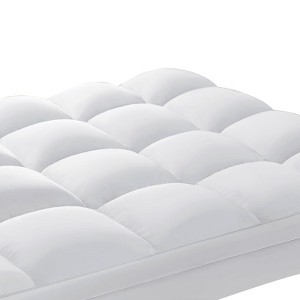 Itopfox Queen Mattress Topper, Extra Thick Pillow Top for Back Pain Relief, Cooling Bed Topper with Deep Pocket for Comfort - 1 of 4
