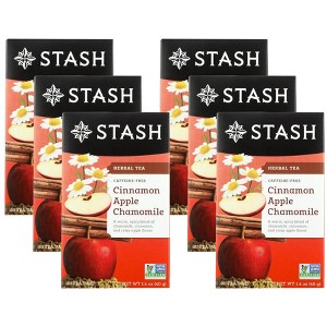 Stash Cinnamon Apple Chamomile Herbal Tea- Case of 6/1.4 oz, 20 bags - 1 of 4